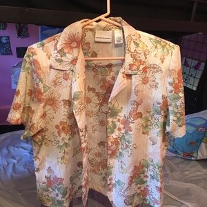 Tropical button up thing